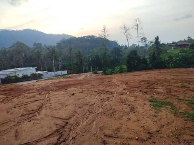 Cleared Land Plots with Mountain Views for Sale – Maret, Koh Samui