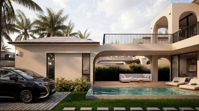 Beachfront 3-Bedroom Duplex | Fully Furnished | 30-Year Registered Lease | Maenam — фото 2