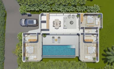 3-bedroom house floor plan