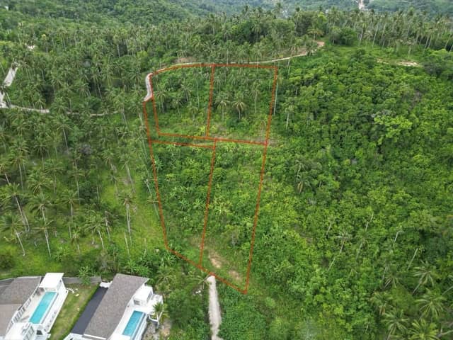 Adjoining Chanote Land Plots from 6.5M THB/rai Chanote, Bophut, Koh Samui — фото 2