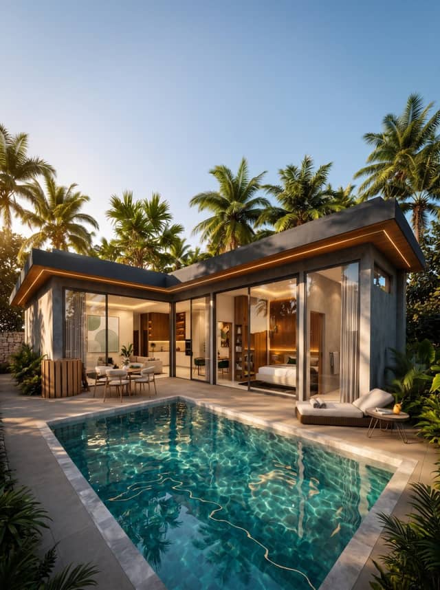 Spacious Private Pool 2-Bedroom Villa – Ultimate Luxury Living with Private Wellness Sanctuary