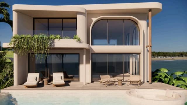 Вилла с бассейном и видом на море, 3 спальни, 290 м² — Чавенг Ной — фото 3