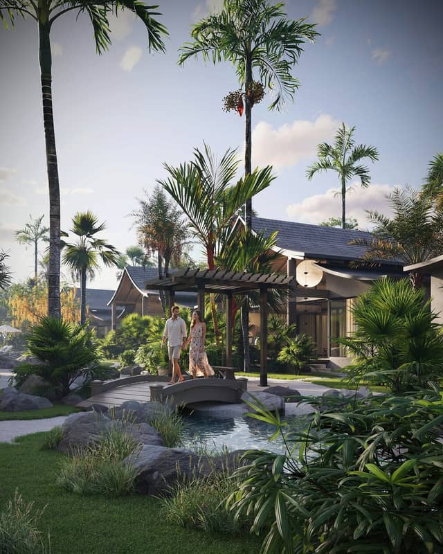 Two-bedroom villa in a gated resort estate, Maenam, Koh Samui