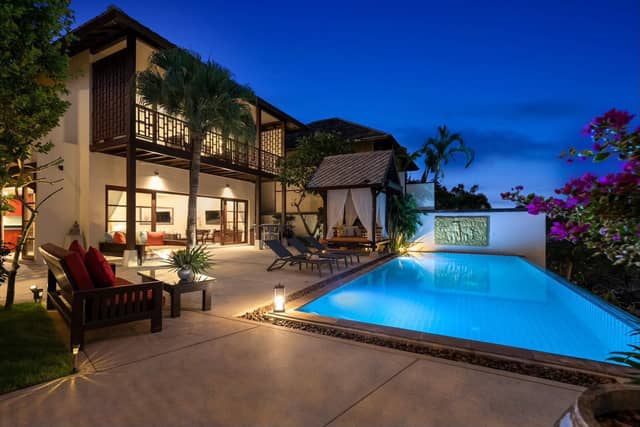 4-Bedroom Beachfront Villa with Sea View, Choeng Mon