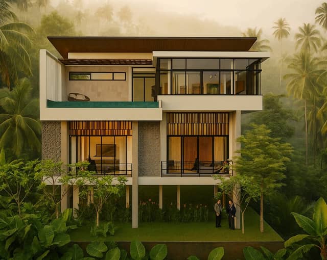 Spacious 4-Bedroom Pool Villa – 449 sq.m of Premium Tropical Living
