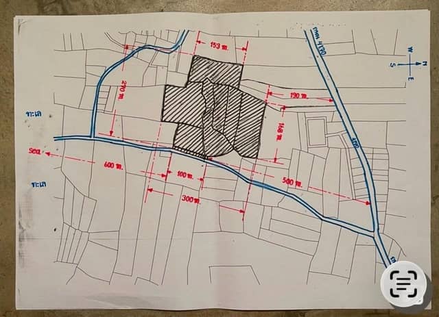40 Rai Development Land  Between Thong Krut &amp; Laem So | 600m from the Sea