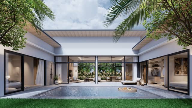 3-Bedroom Pool Villa in Peaceful Bangpor Soi 5, Koh Samui – Fully Fitted Luxury Living with Private Pool & Roof Terrace