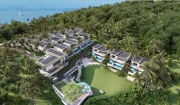 Вилла с бассейном и видом на море, 3 спальни, 310 м² — Чавенг — фото 5
