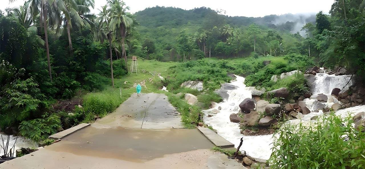 Sea View Land for Sale in Koh Samui – Nathon Area — A planted canvas facing west