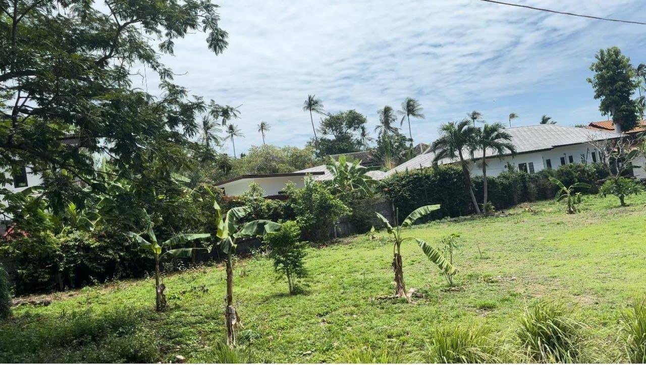Rare Beachfront Main Road Land for Lease — Beach at the front of the plot
