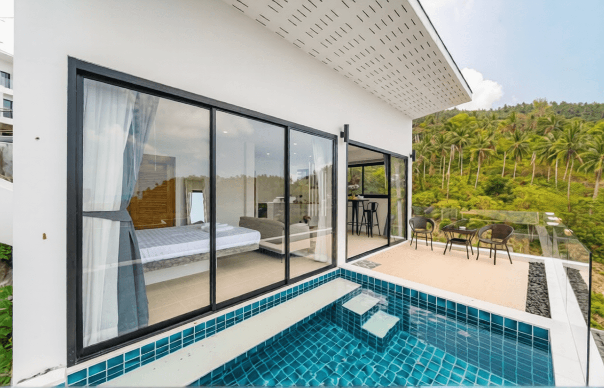 53 sqm Sea View Apartment with Private Pool in Lamai — Completed and ready to hand over