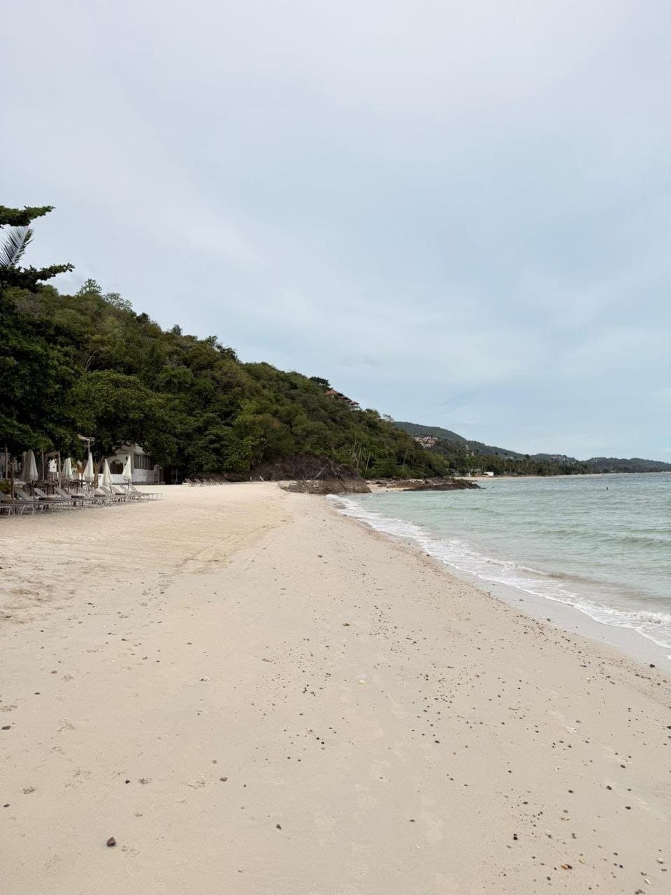 Beachfront & Hillside Development Land Overlooking Koh Phangan — Building shelves up the hill