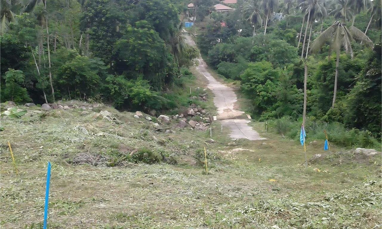 Sea View Land for Sale in Koh Samui – Nathon Area — Scale for a villa estate