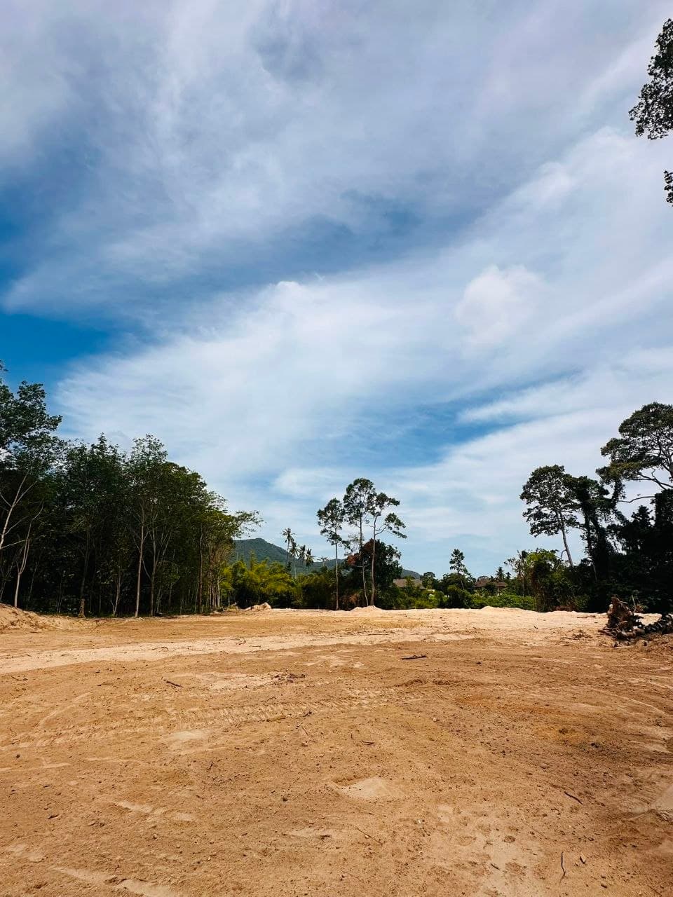 Prime Flat Land for Long-Term Lease | Mae Nam, Koh Samui — Level ground under the whole plot